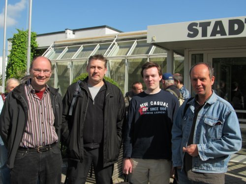 v.l.n.r.: Norbert Büter, Markus Büchele, Christian Capelja, Martin Bried
